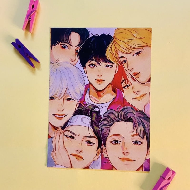 BTS Postcard