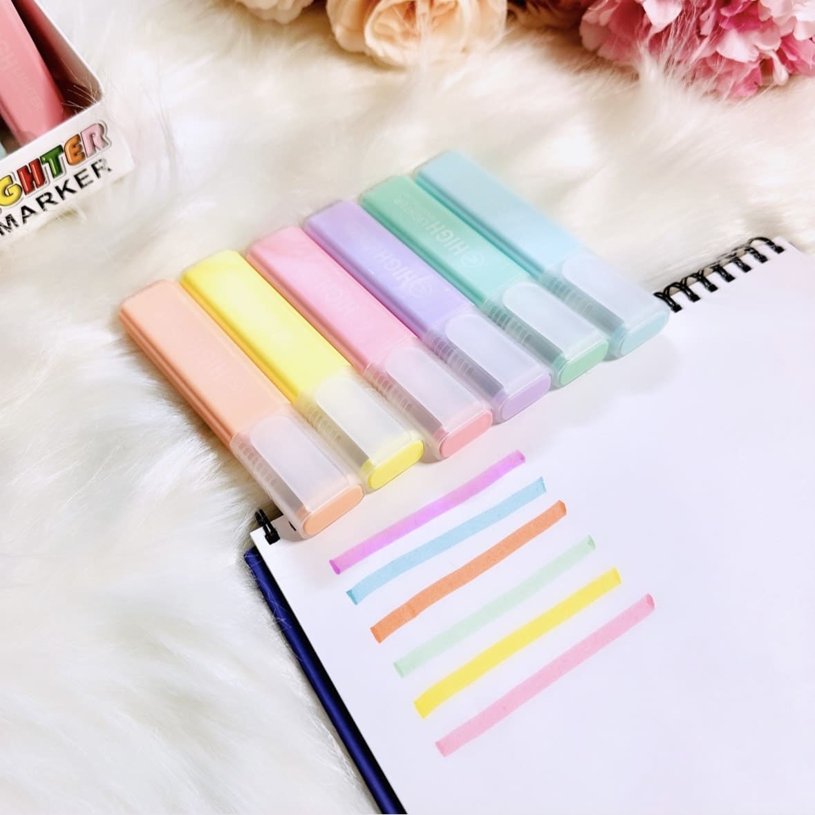 Pastel Highlighter Markers