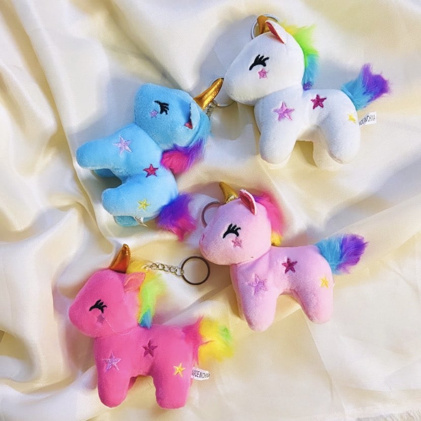 Unicorn Plush Keychain