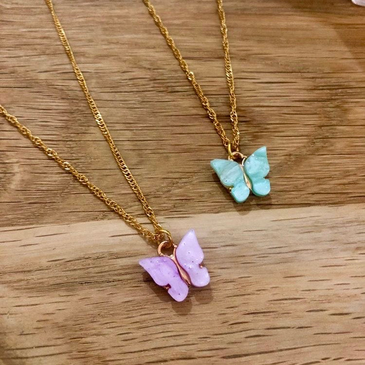 Butterfly Pendant Chain