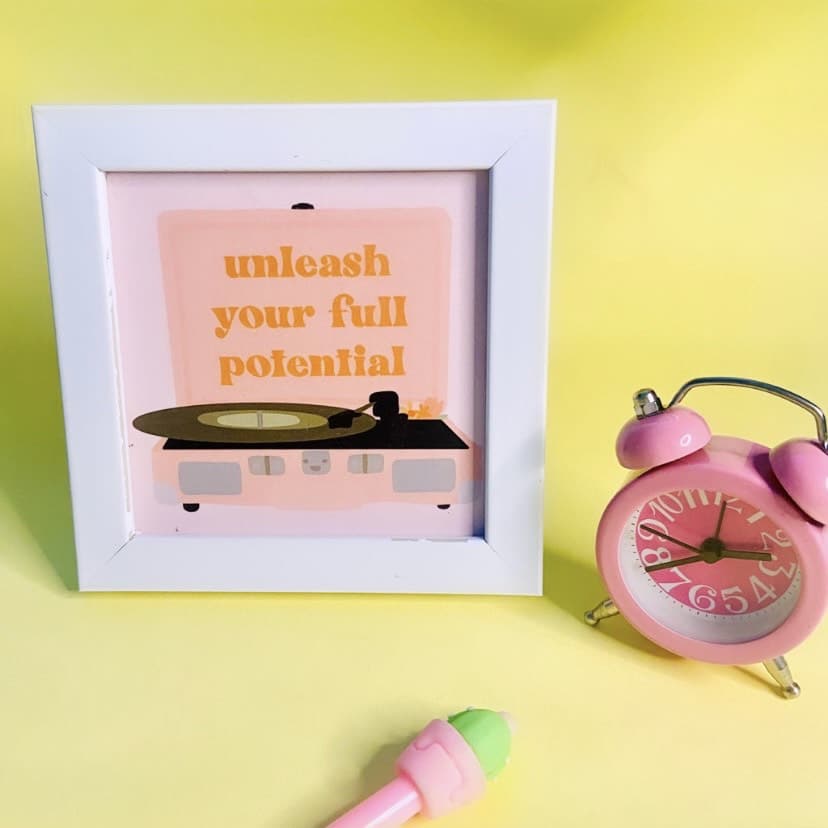 Unleash Your Potential Wall/Desk Frame