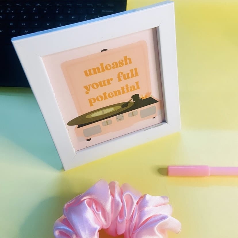 Unleash Your Potential Wall/Desk Frame