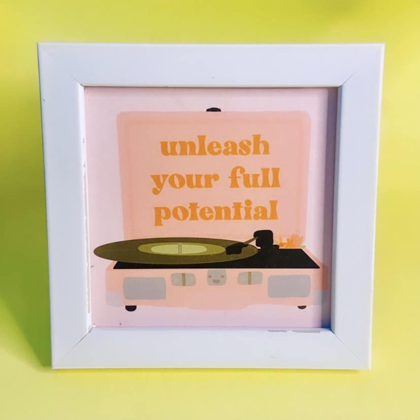 Unleash Your Potential Wall/Desk Frame