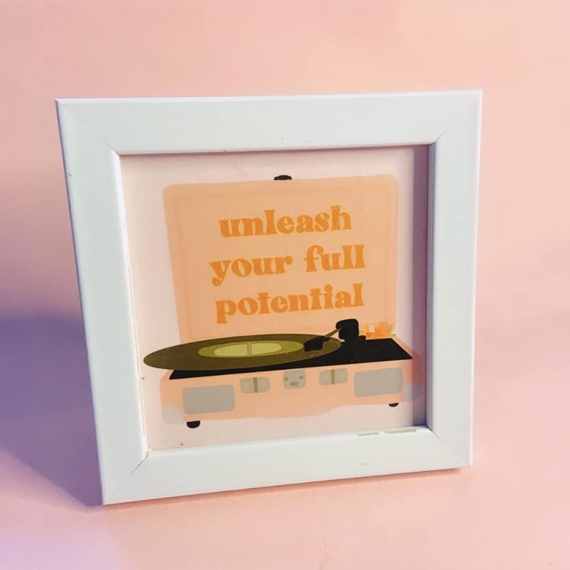 Unleash Your Potential Wall/Desk Frame