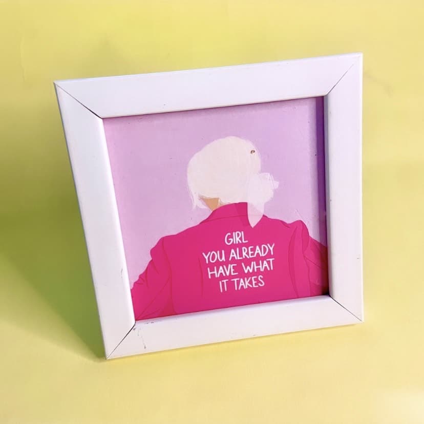 You already have what it takes Wall/Desk Frame