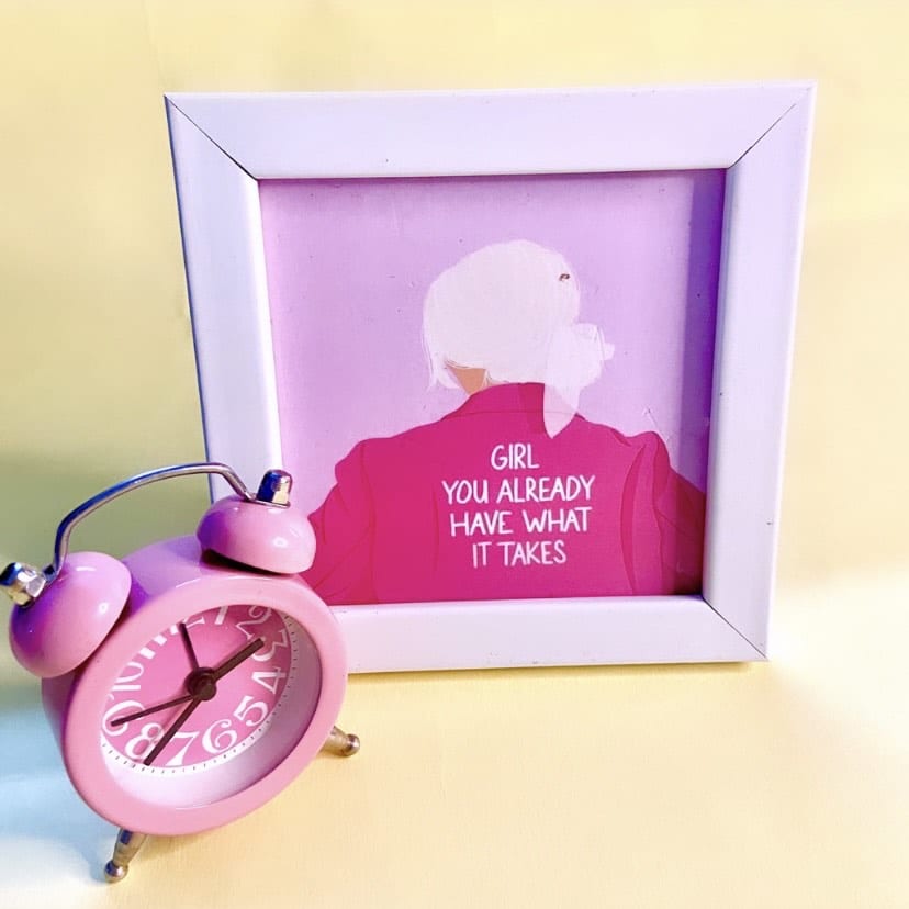 You already have what it takes Wall/Desk Frame