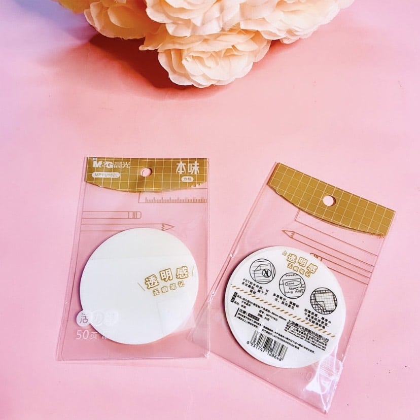 Aesthetic Transparent Sticky Notes