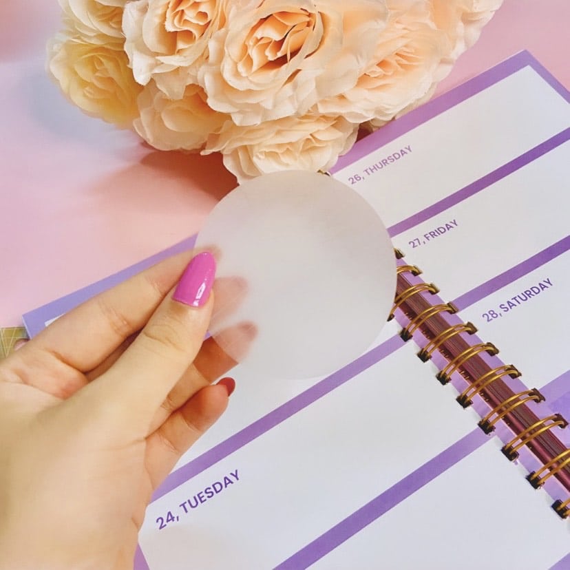 Aesthetic Transparent Sticky Notes