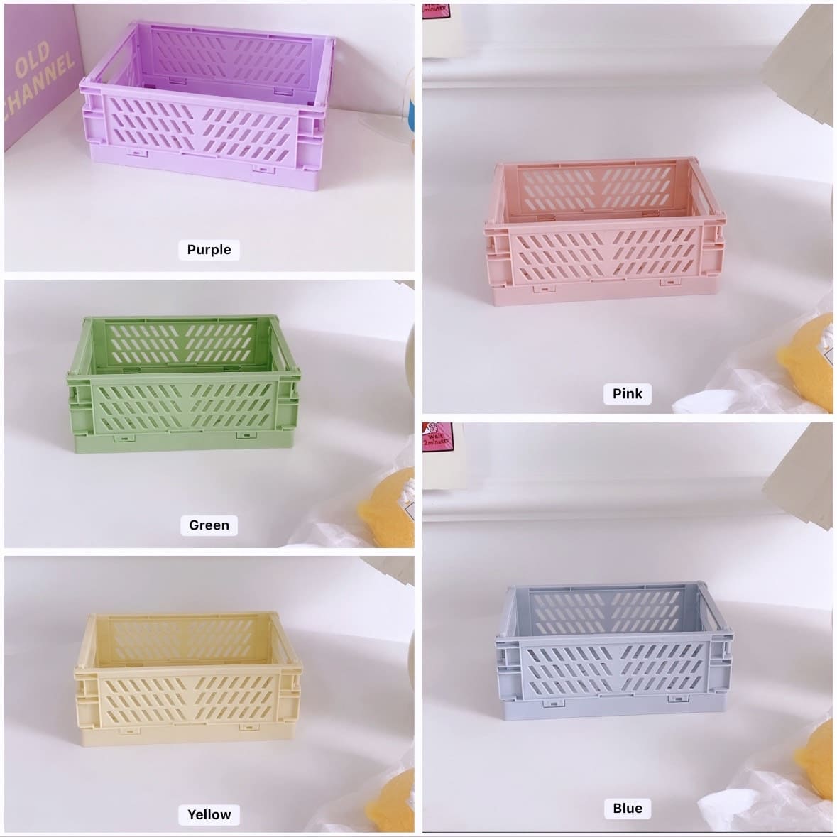 Cute Collapsible Storage Baskets
