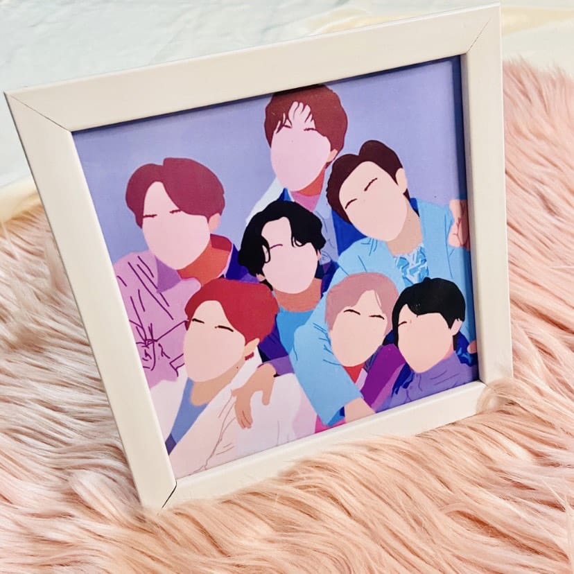 BTS Desk/ Wall Frame