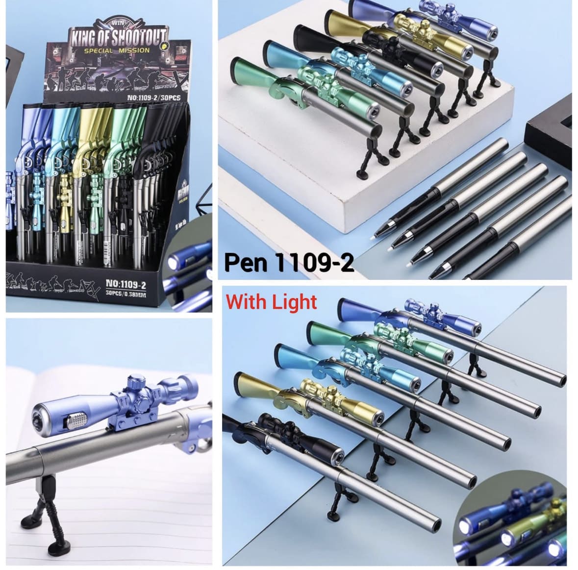 Gun Pen with Light