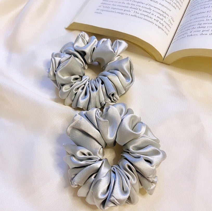 Sterling Grey Scrunchie