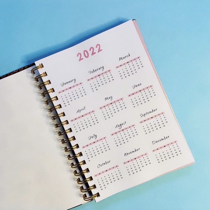 Annual Planner 2022 -Follow Your Bliss