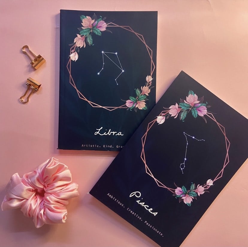 Aesthetic Zodiac Notebook