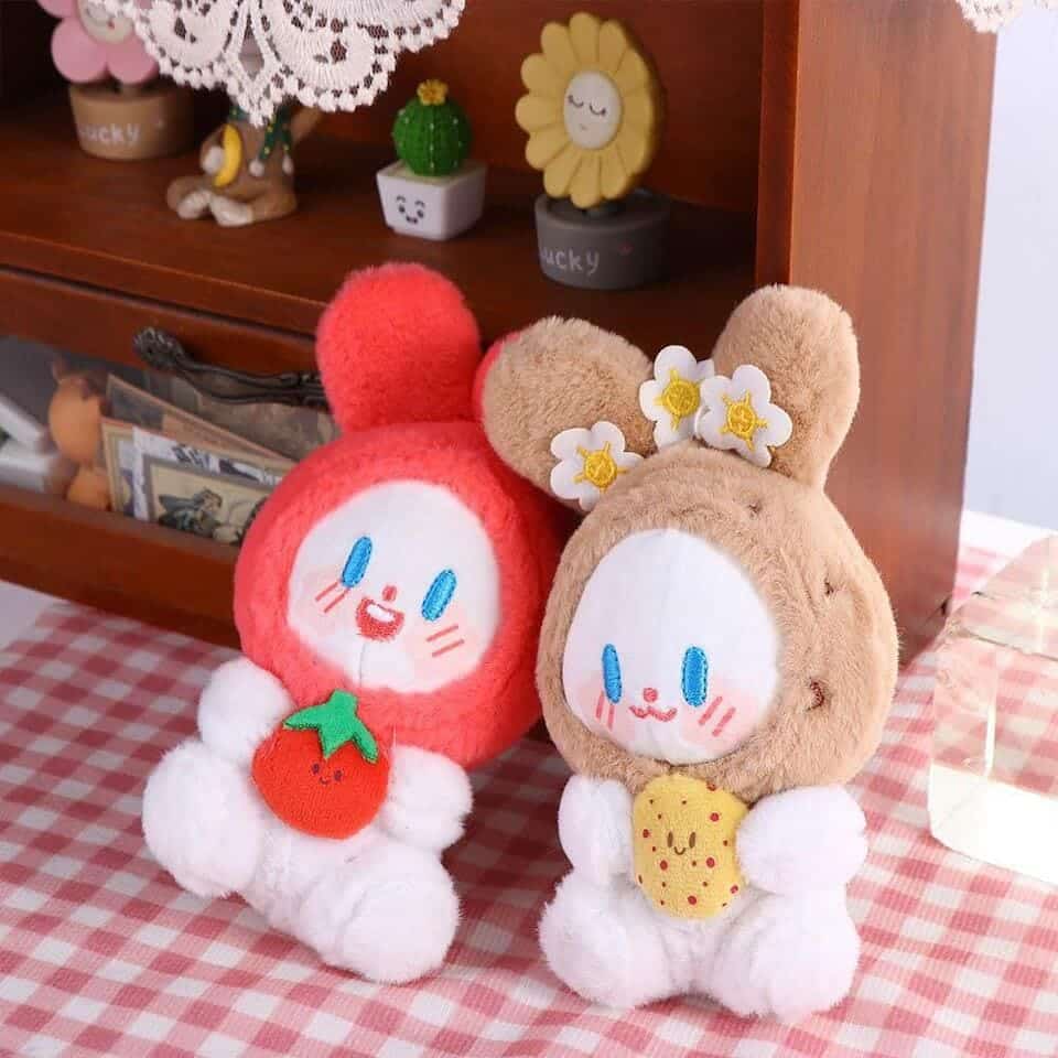Cute Elf Plush Keychain