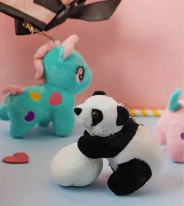 Panda Plush Keychain