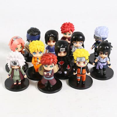 Naruto Action Figures (Set of 12) – The Glitter Cup